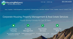 Desktop Screenshot of housinghelperscolorado.com